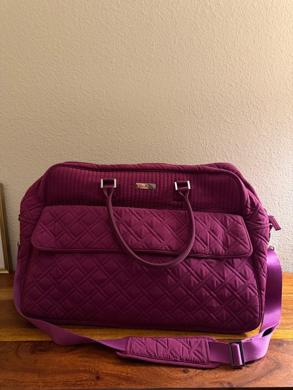 Vera Bradley Quilted Weekender Bag